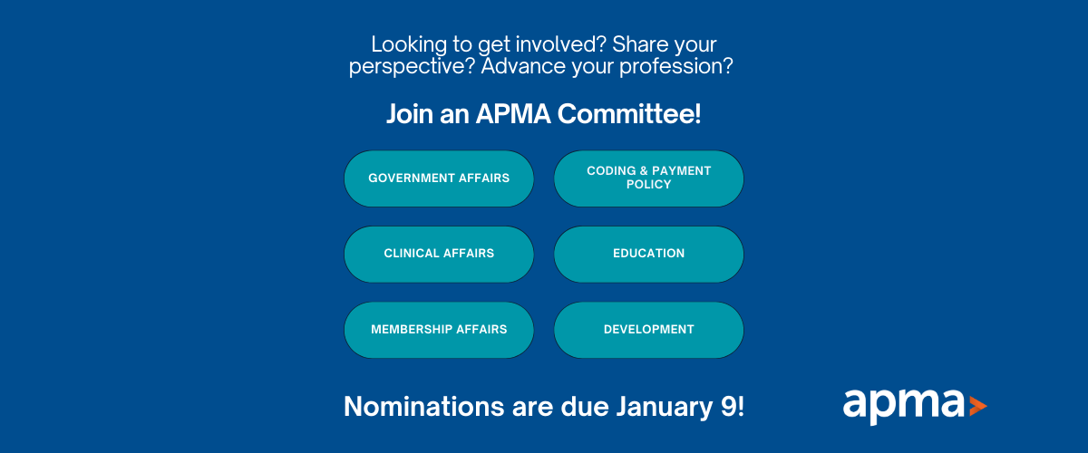 Join an APMA Committee