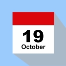 October 19 calendar page