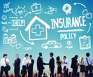 insurance policy concept collage