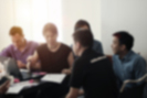 meeting concept stock photo blurred